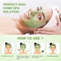 OEM Antioxidans Detox Deep Cleansing &amp; Moisturizing Matcha Green Tea Clay Gesichtsmaske